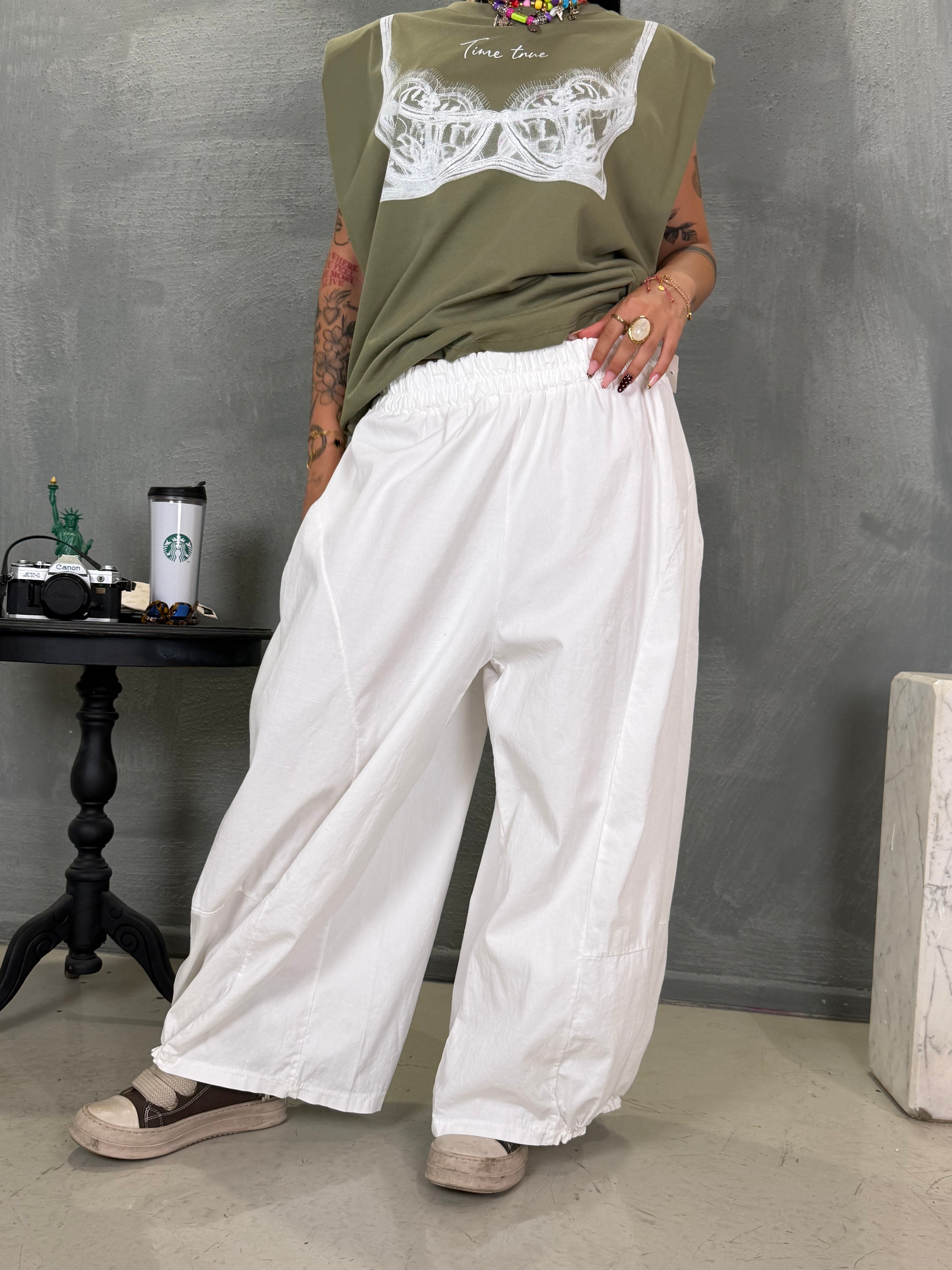 Pantalone COIMBRA white