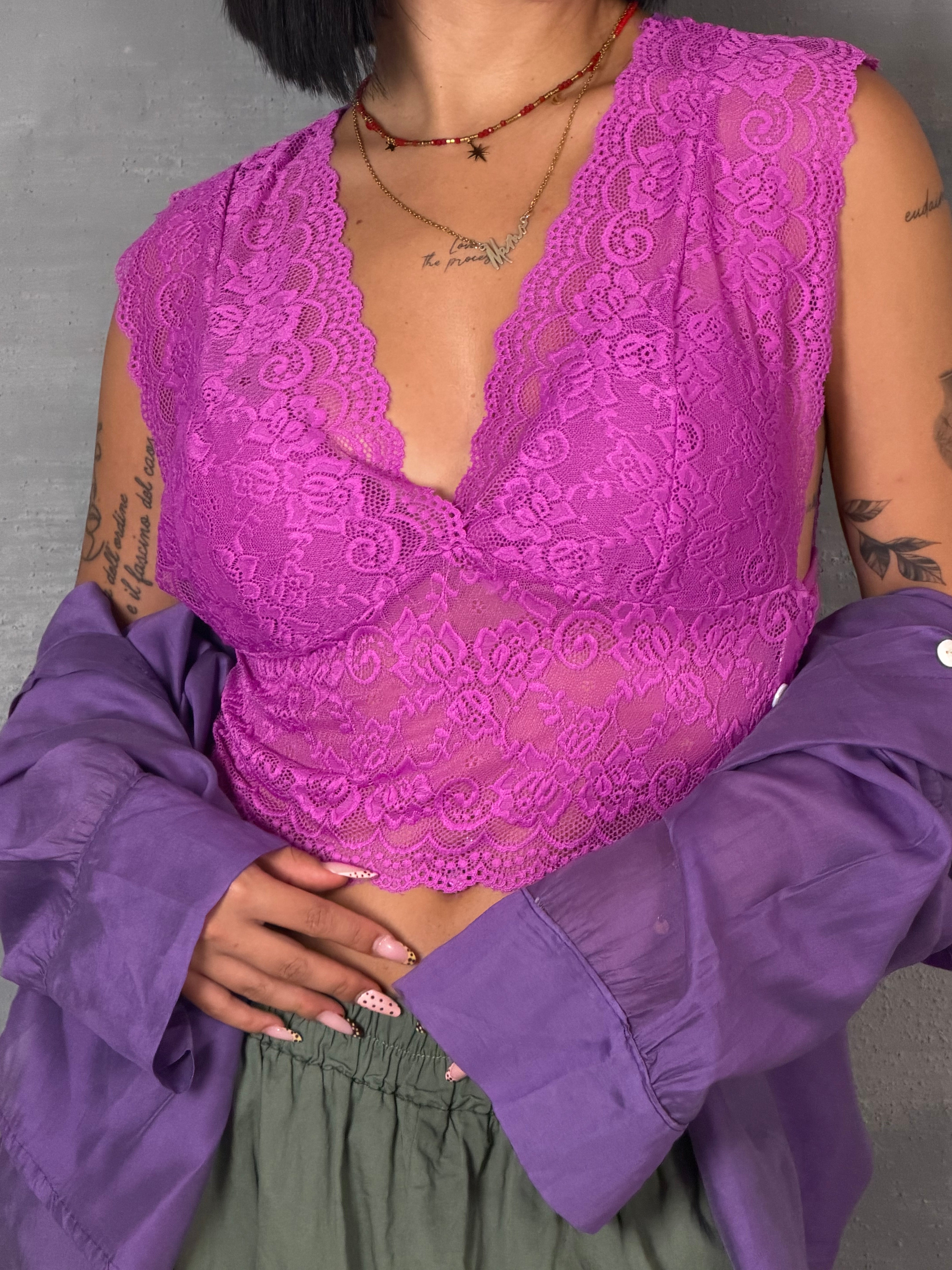 Bralette YAMI bouganville