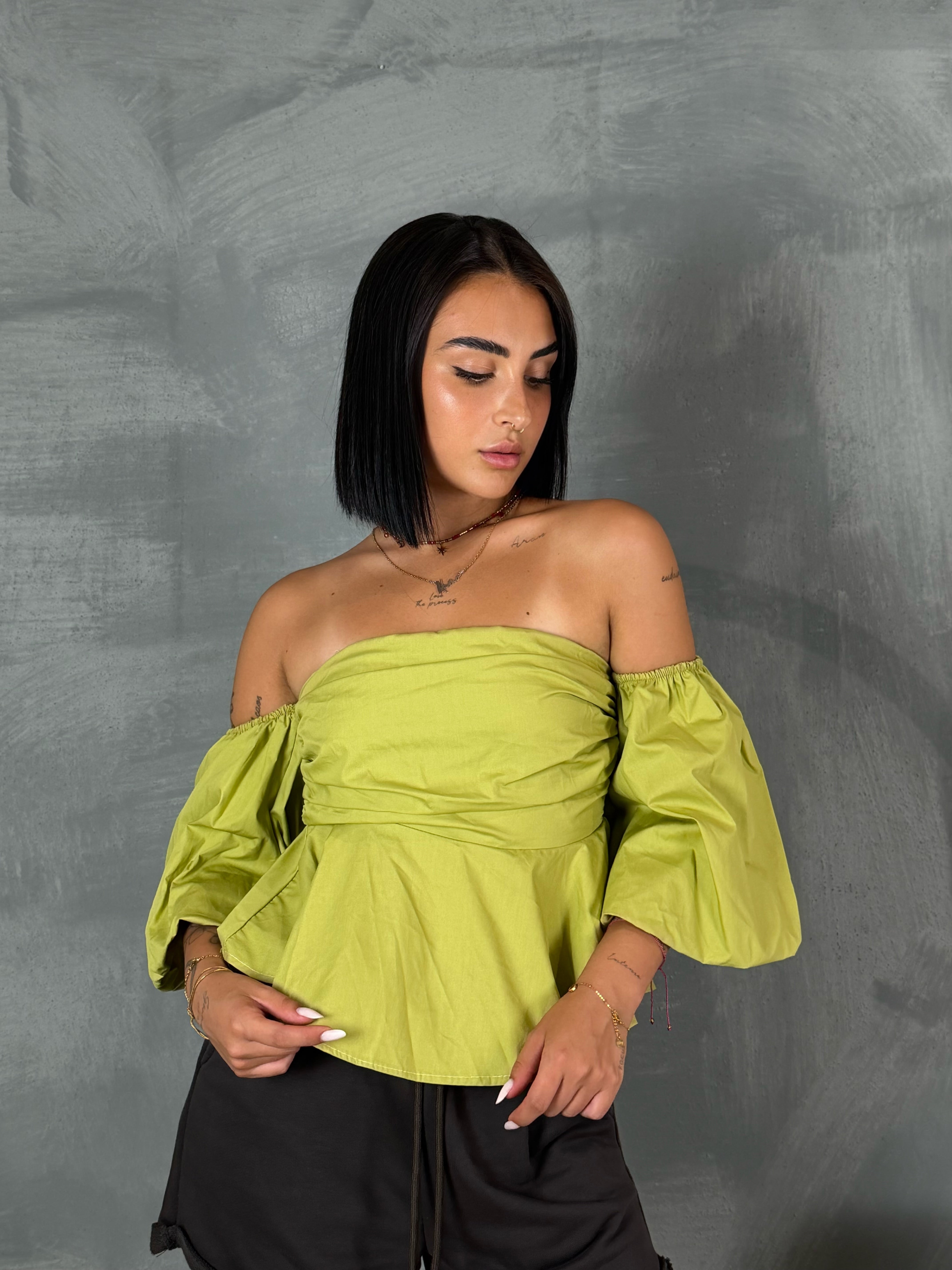 Top cotone ELCHE lime