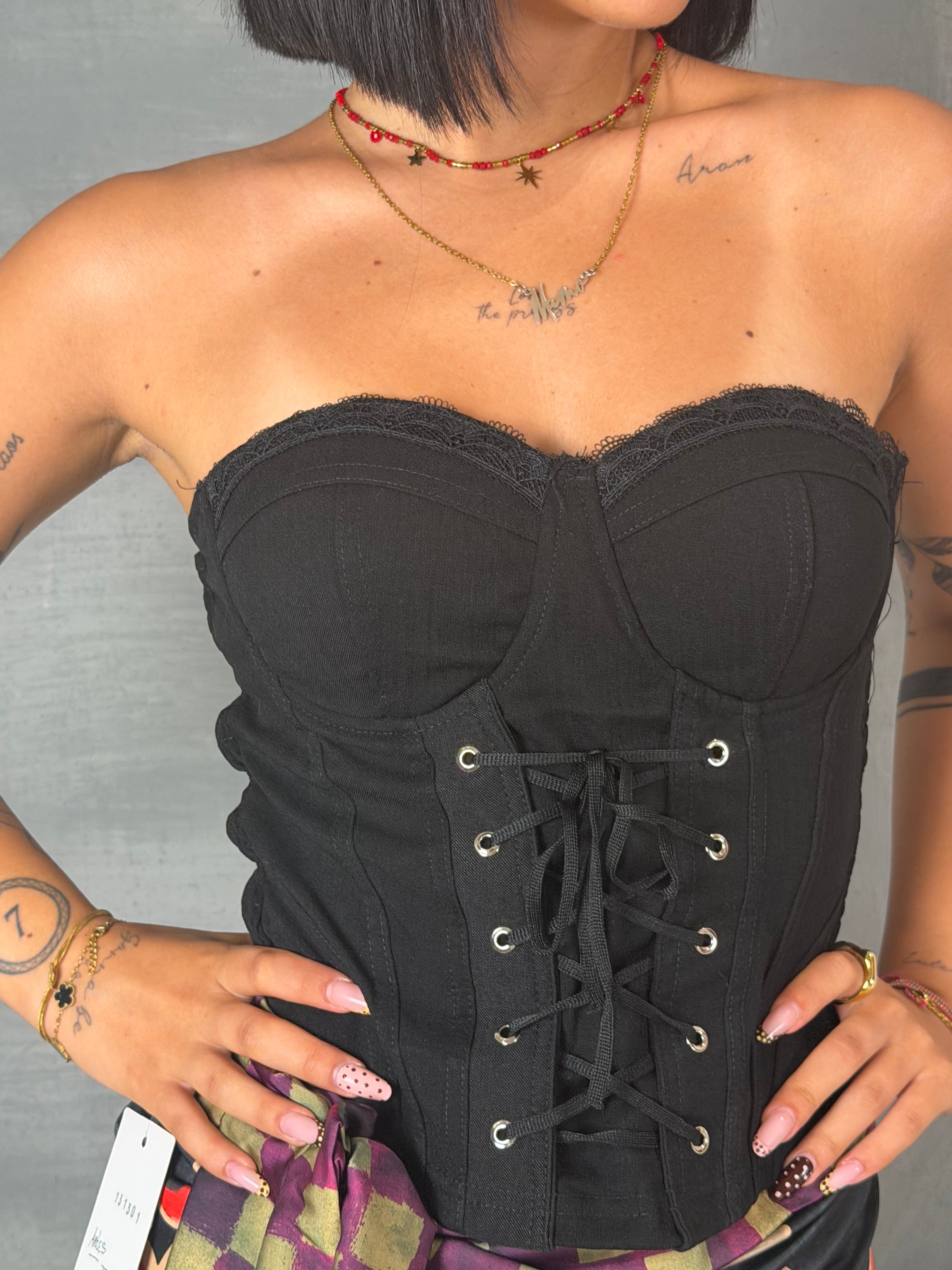 Bustier BACARES black