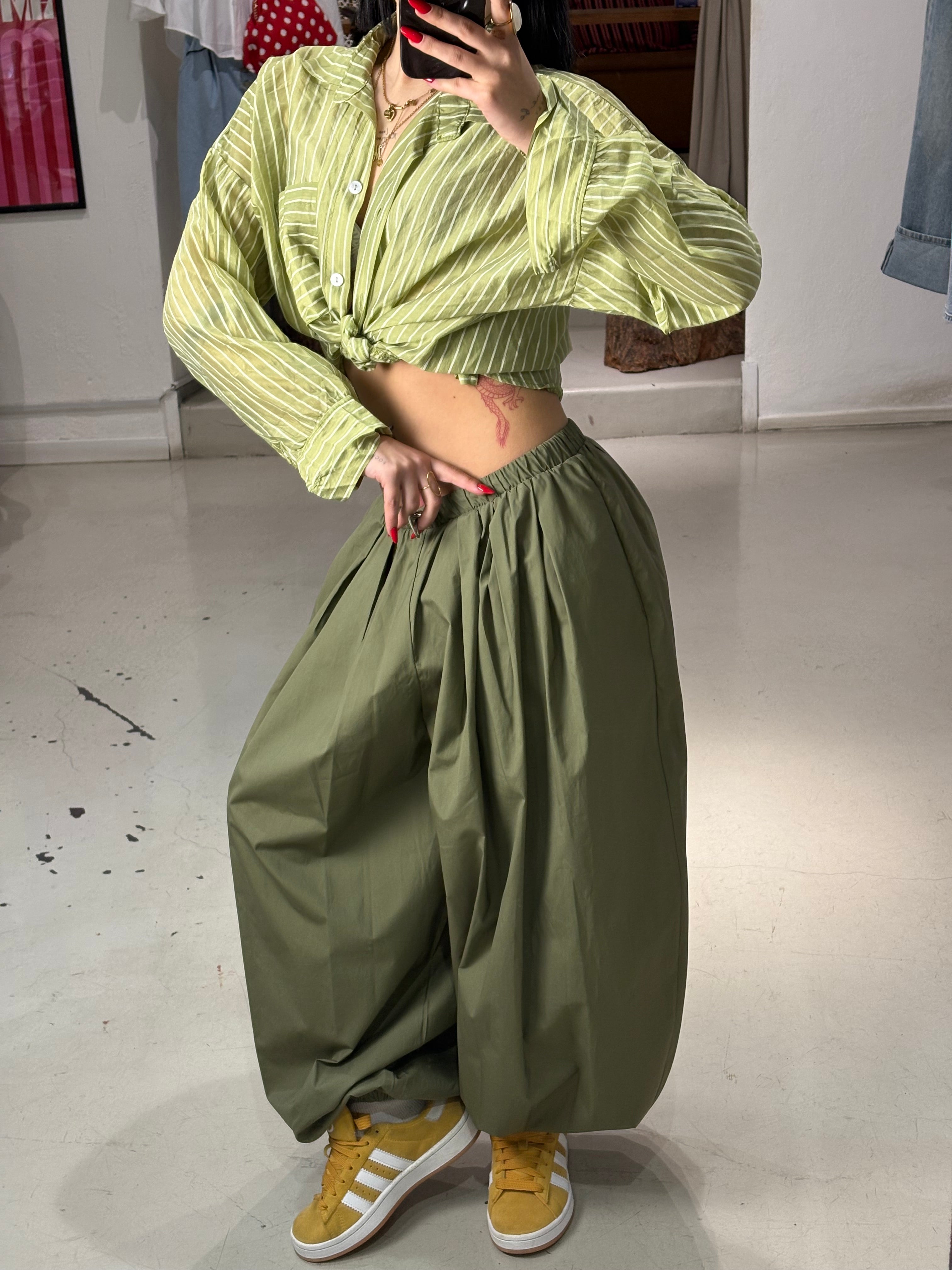 Pantalone cotone over RAIFER army