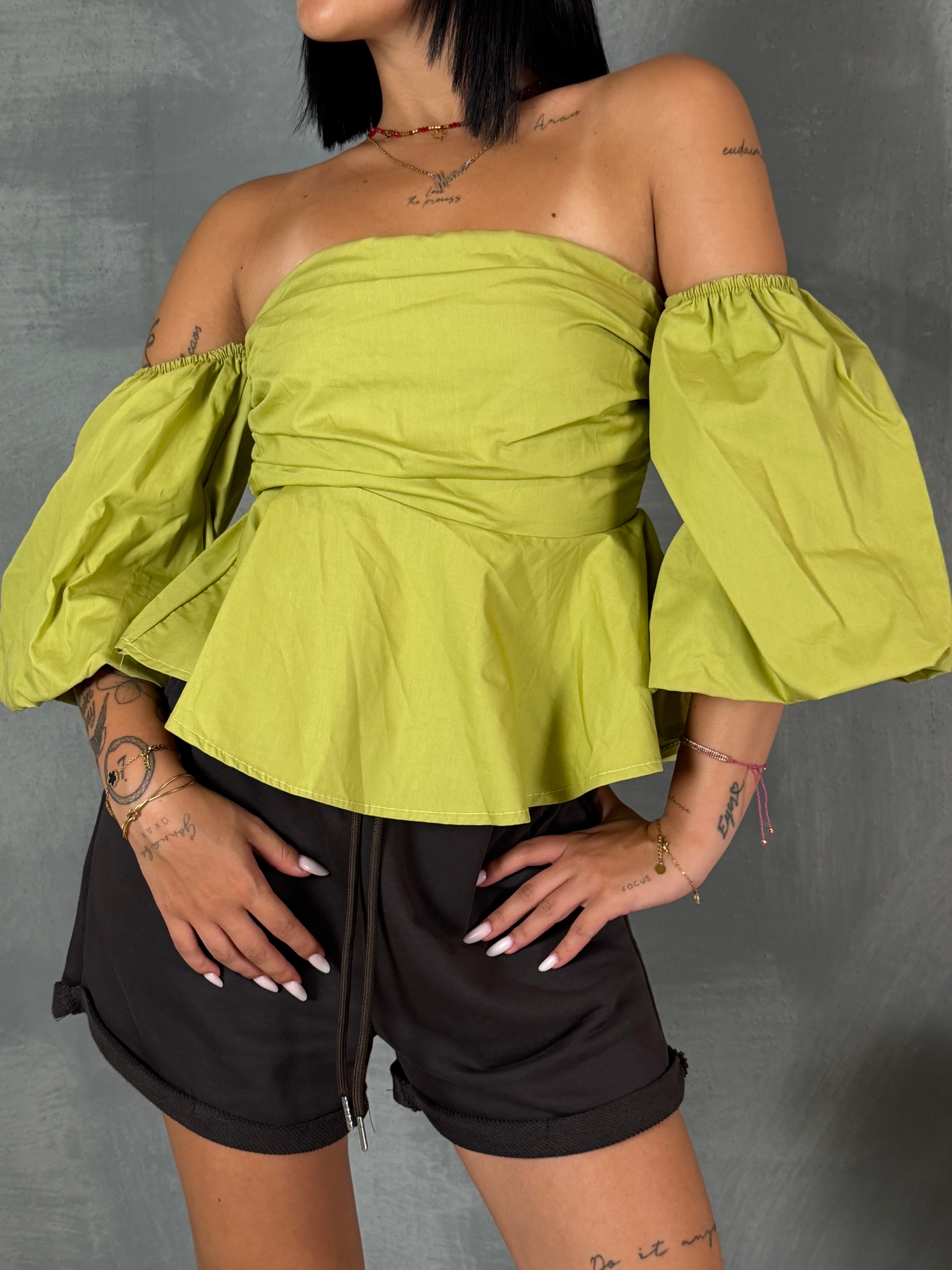 Top cotone ELCHE lime