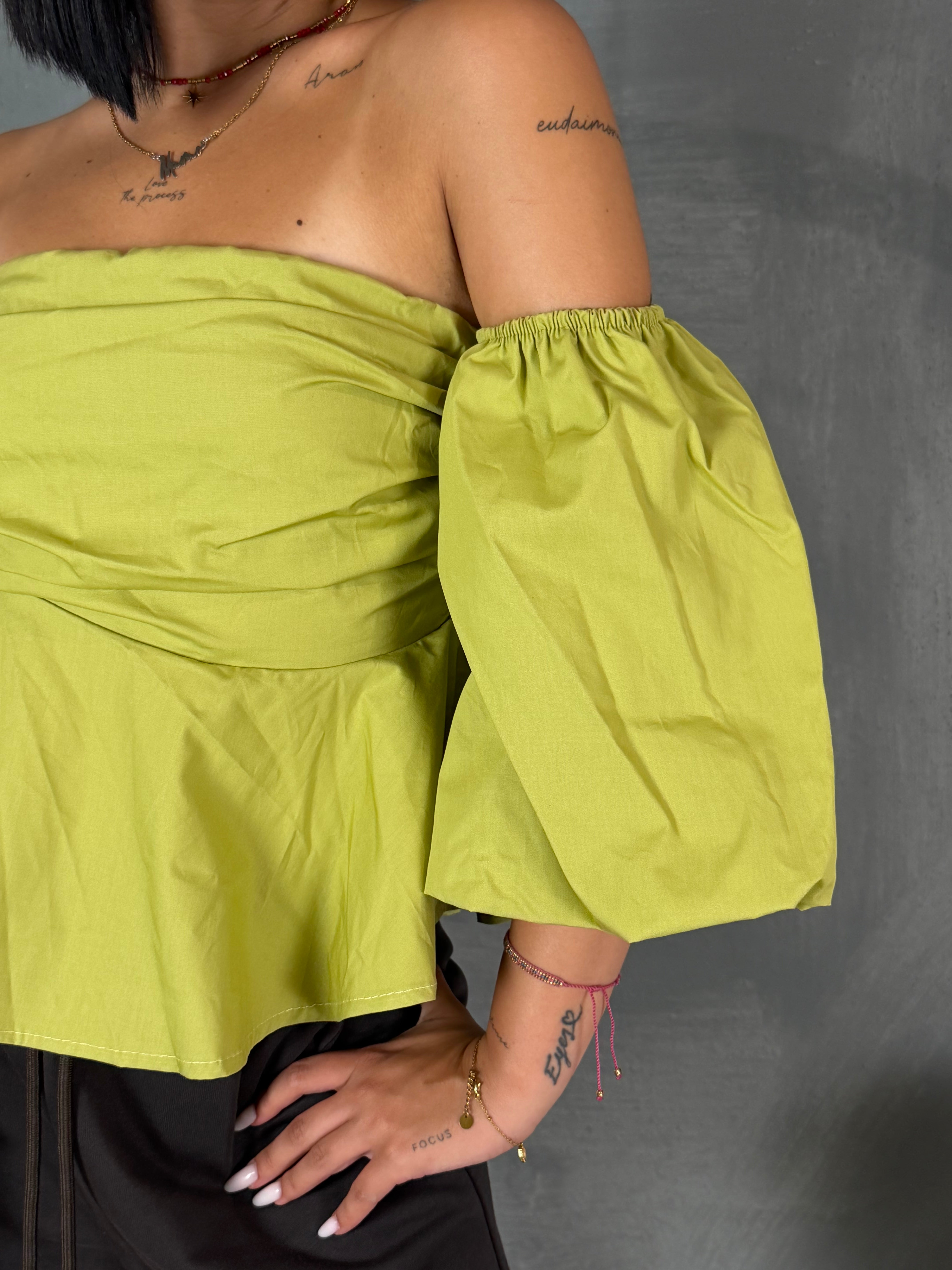 Top cotone ELCHE lime