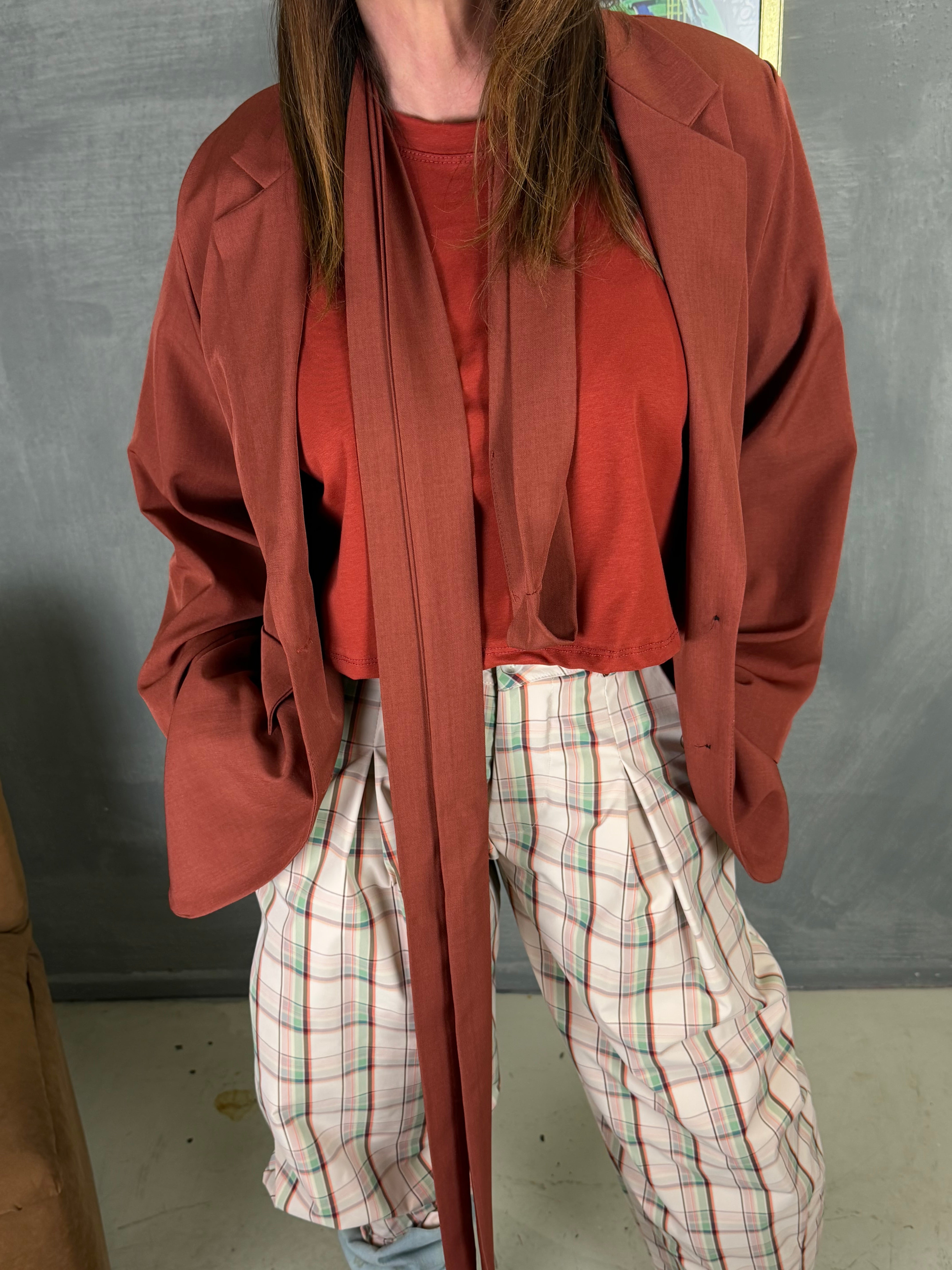 Pantalone over CLOWN beige