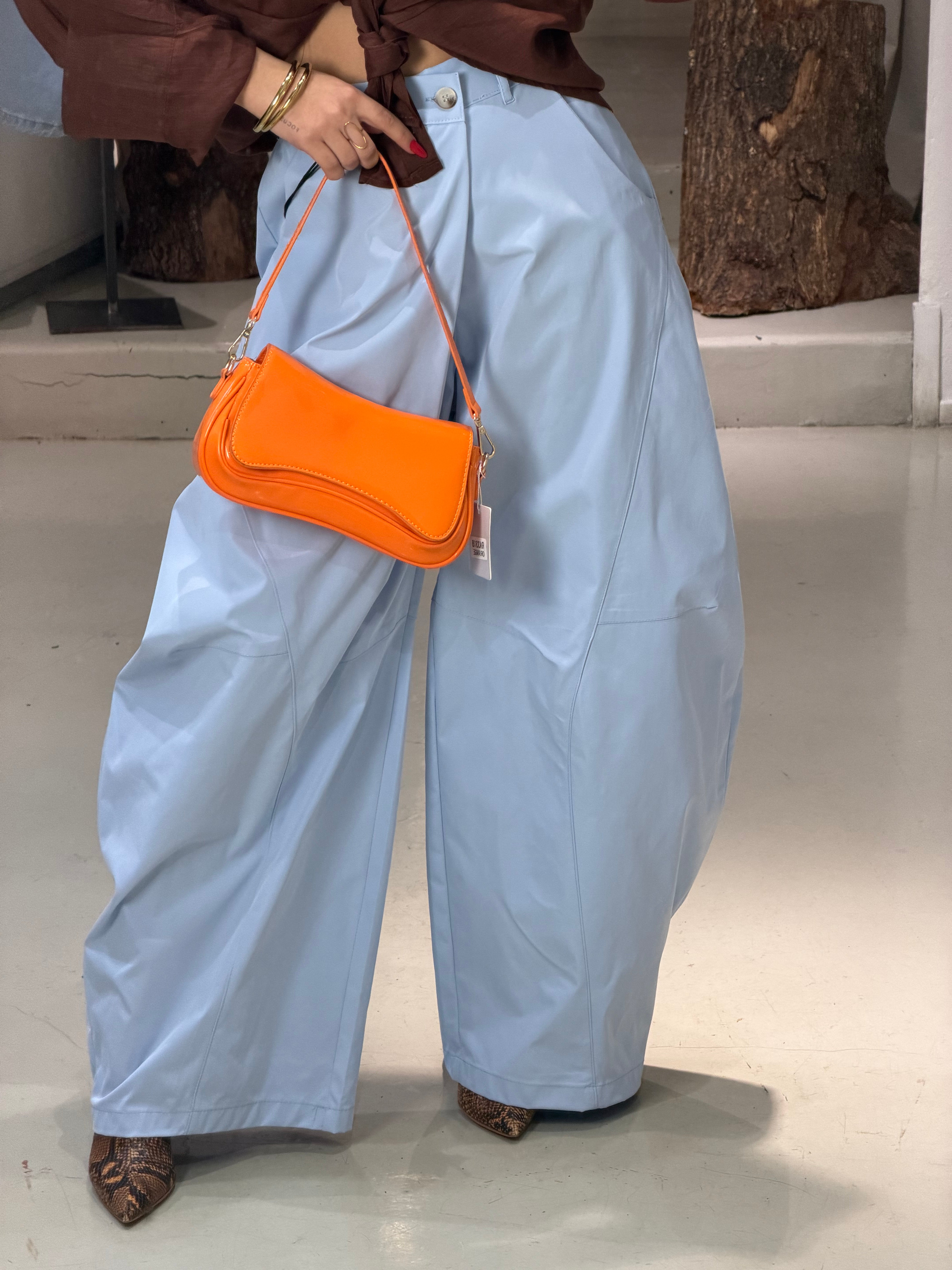 Pantalone over DRIFT celeste
