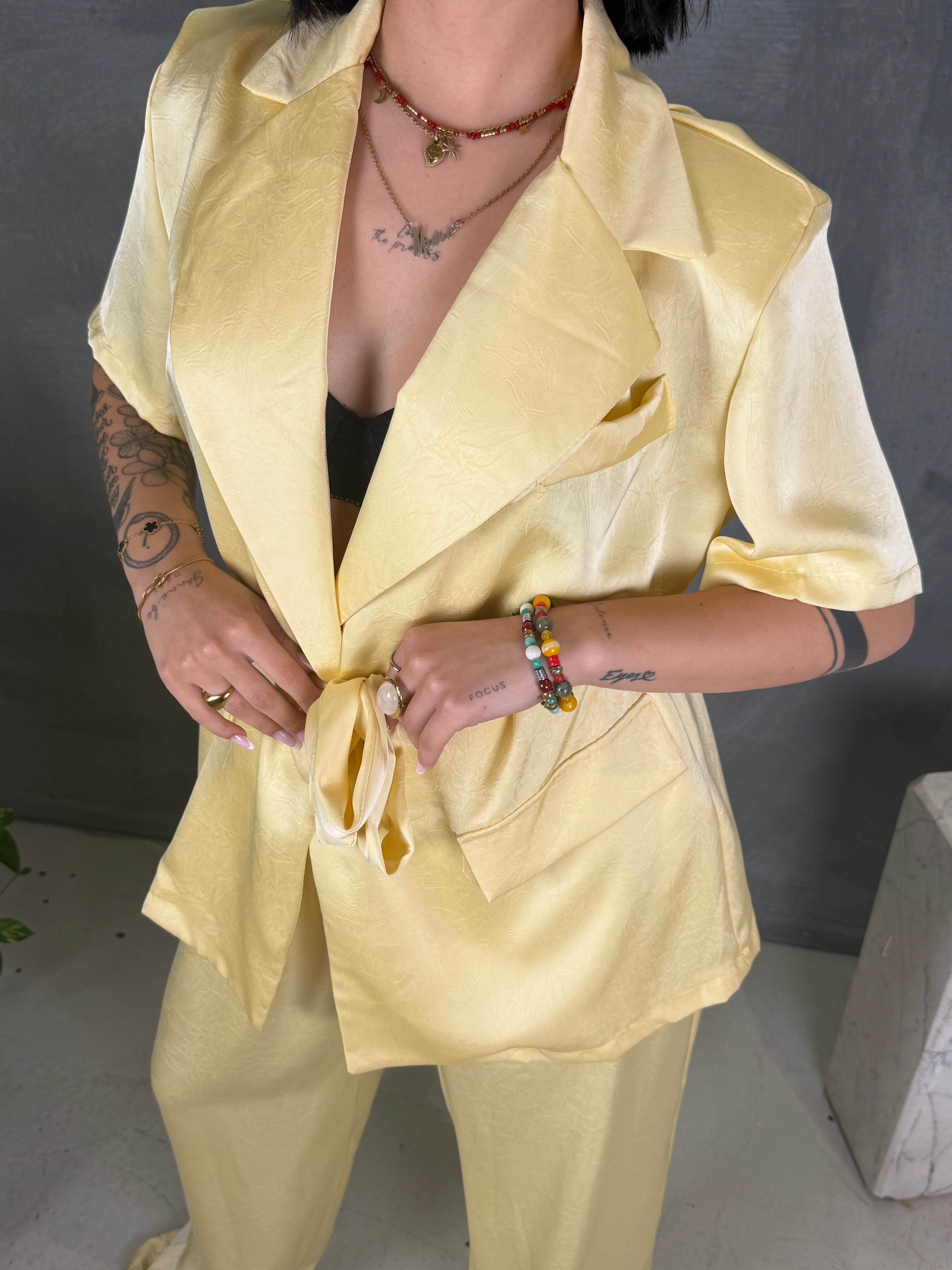 Coordinato DAMA giallo