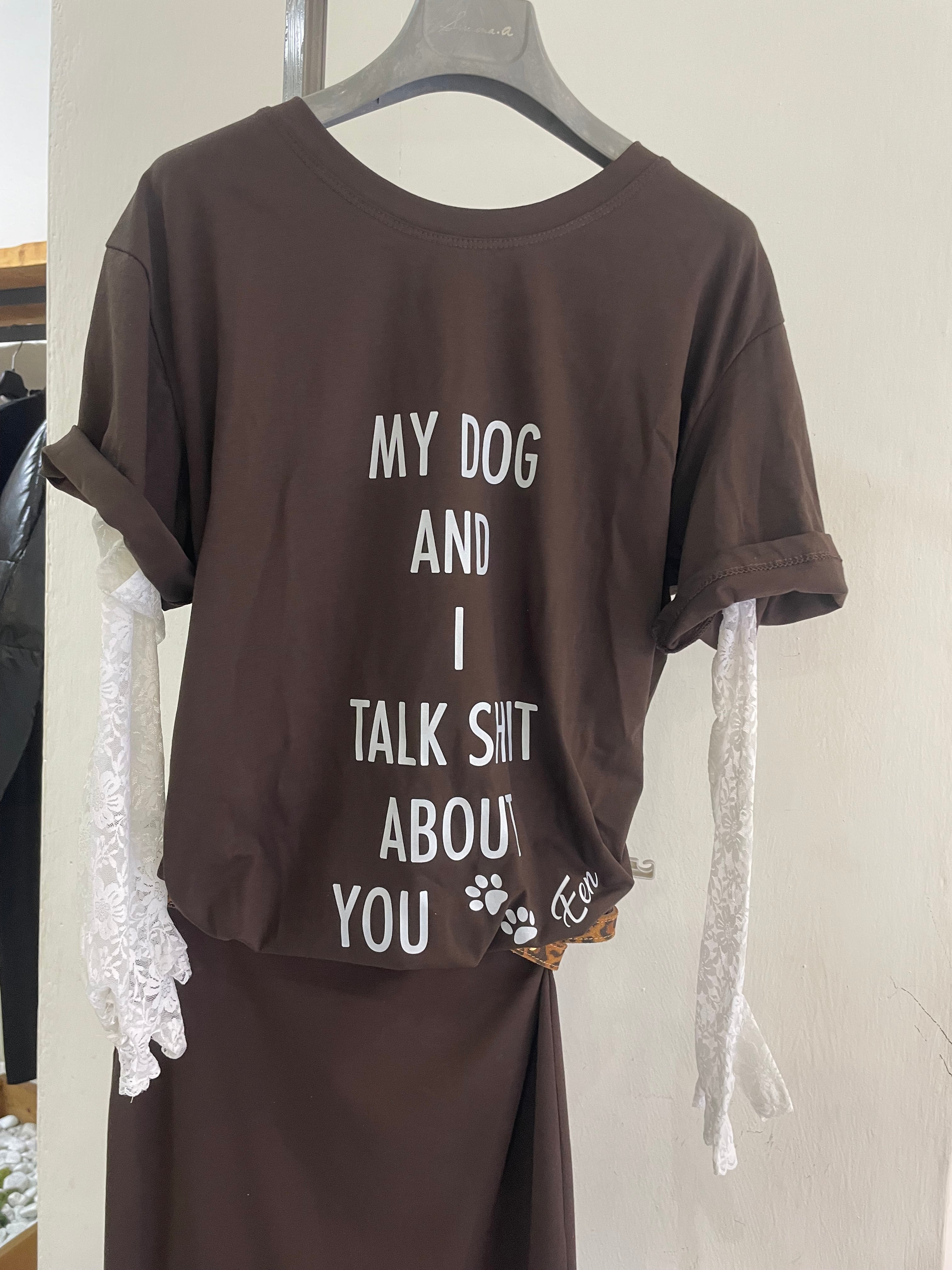 My dog and I …