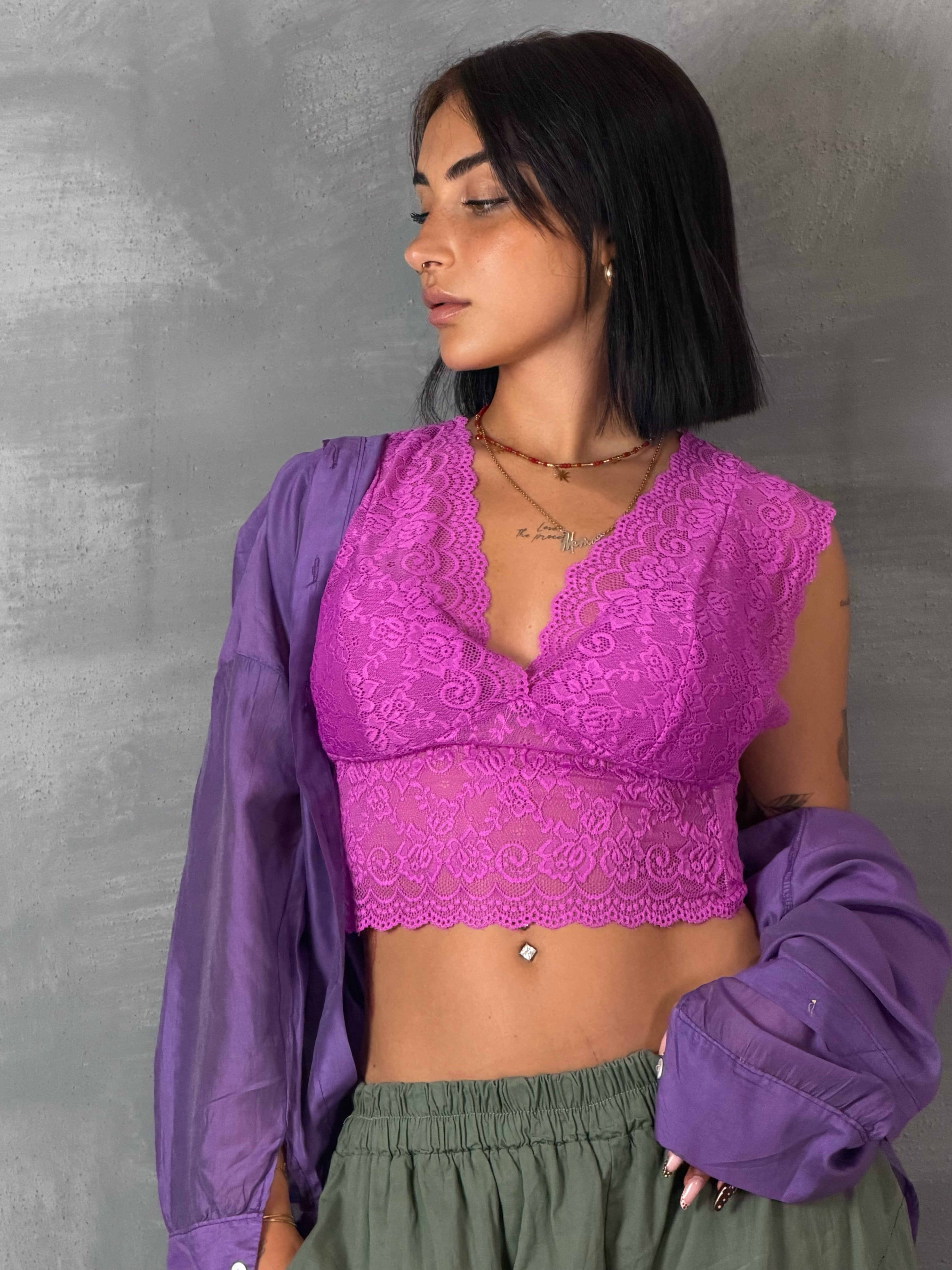 Camicia WILBON viola