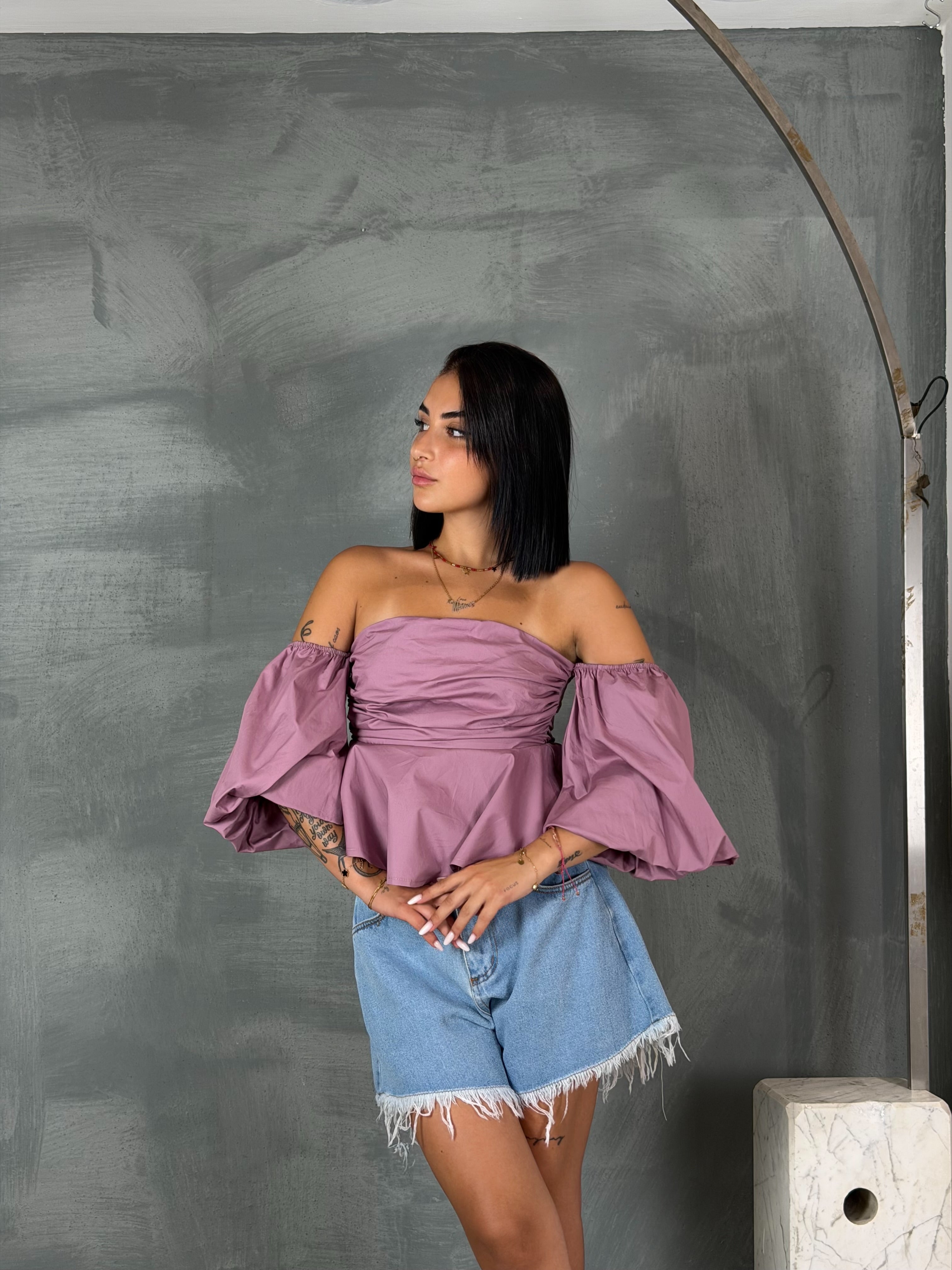 Top cotone  ELCHE cipolla