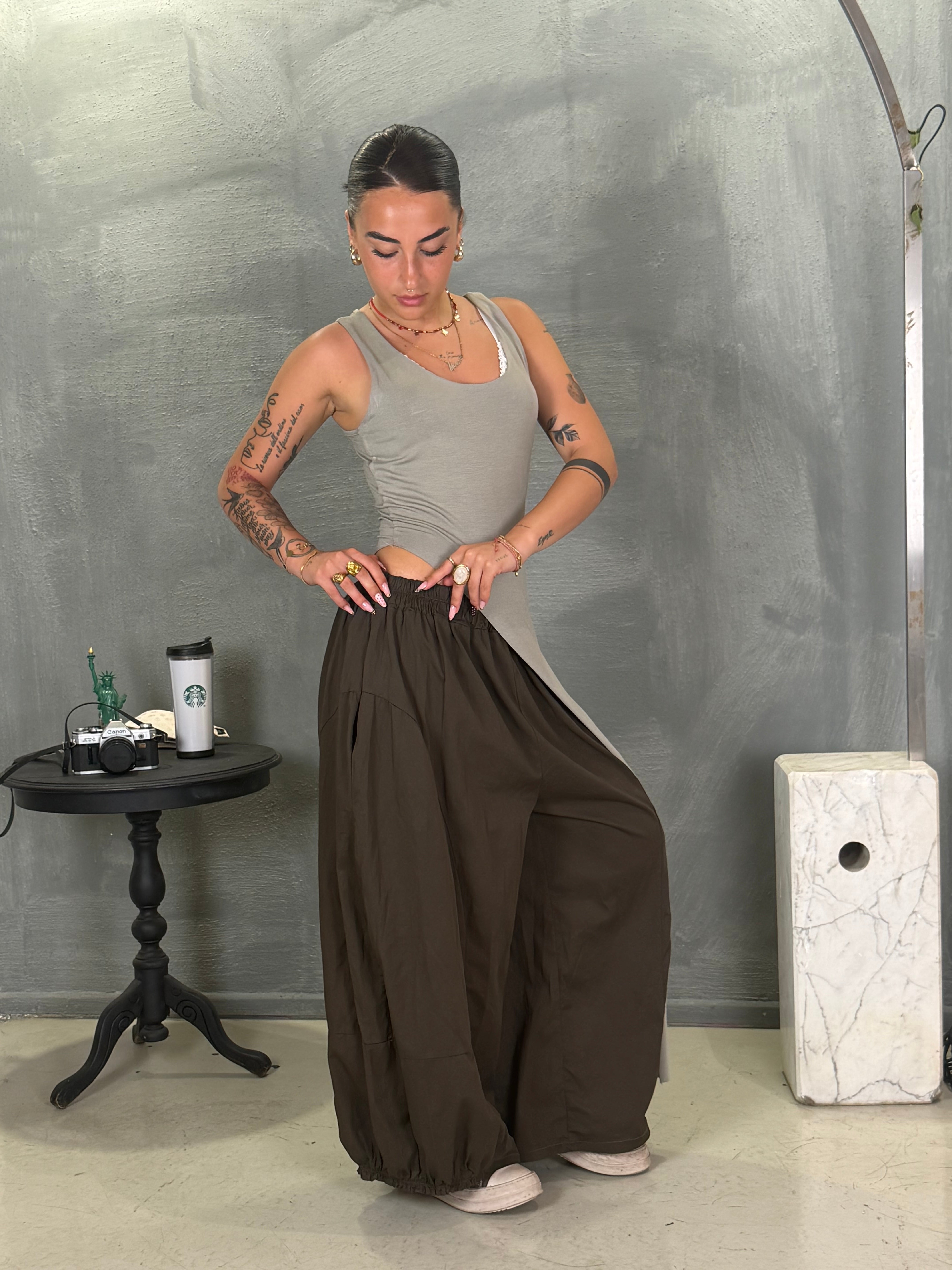 Pantalone COIMBRA coffee