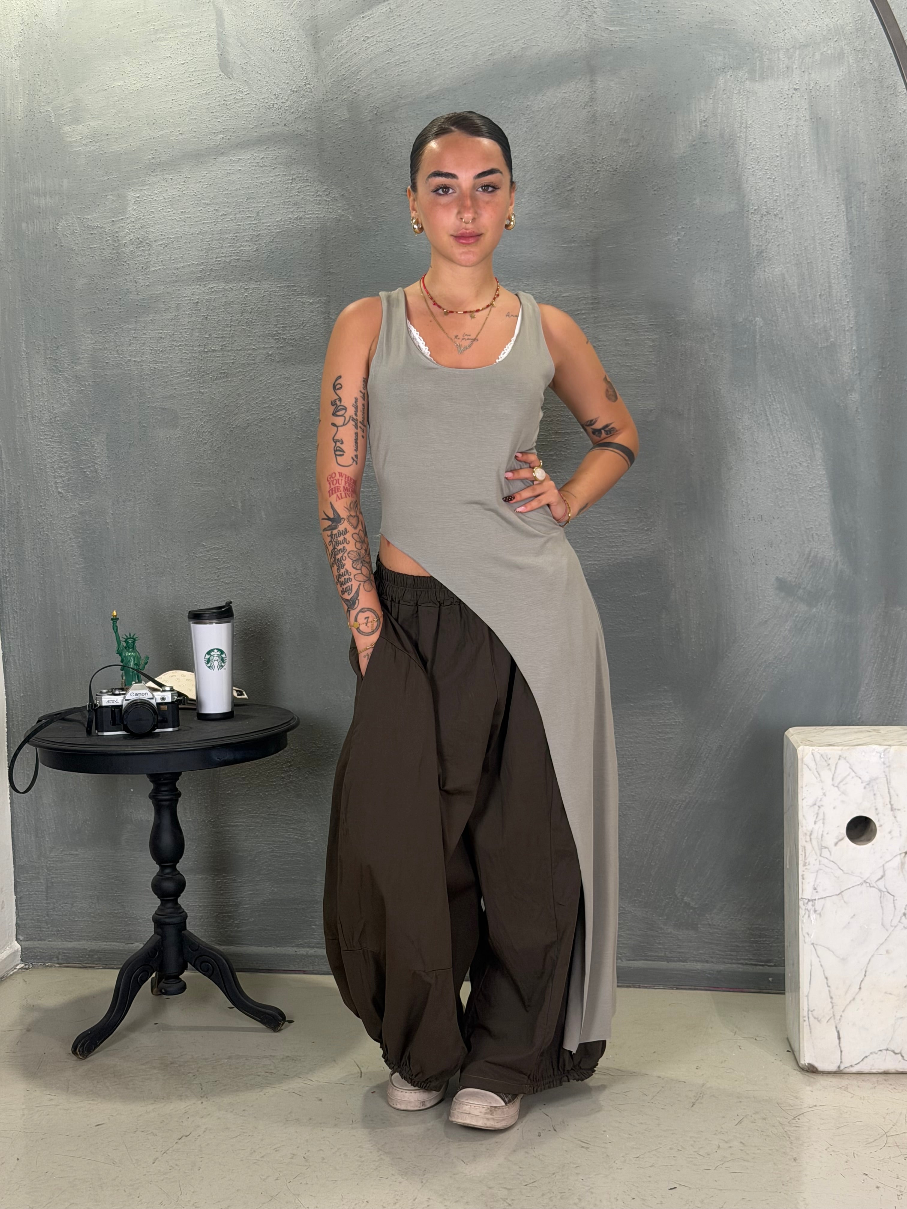 Pantalone COIMBRA coffee
