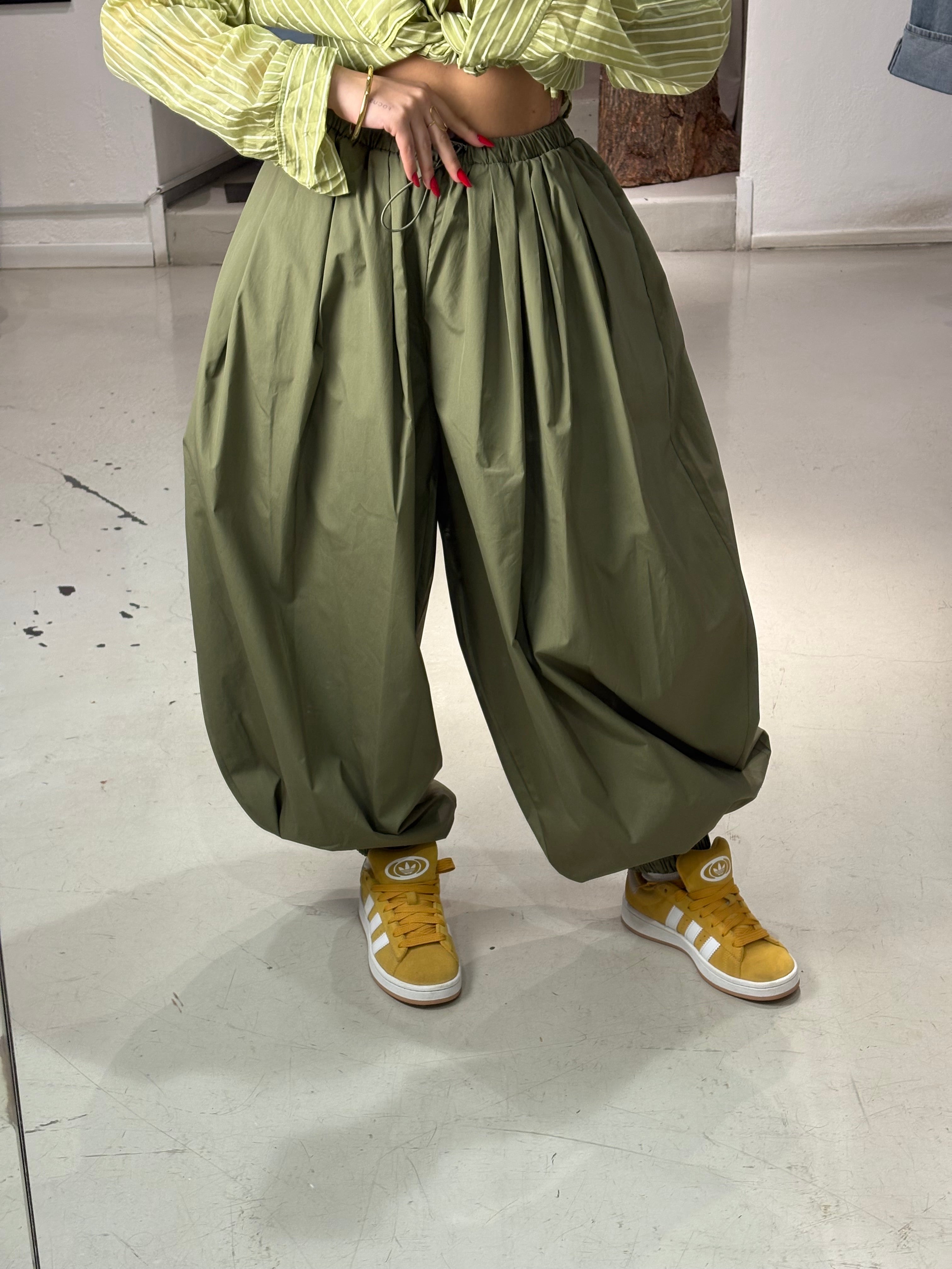 Pantalone cotone over RAIFER  army