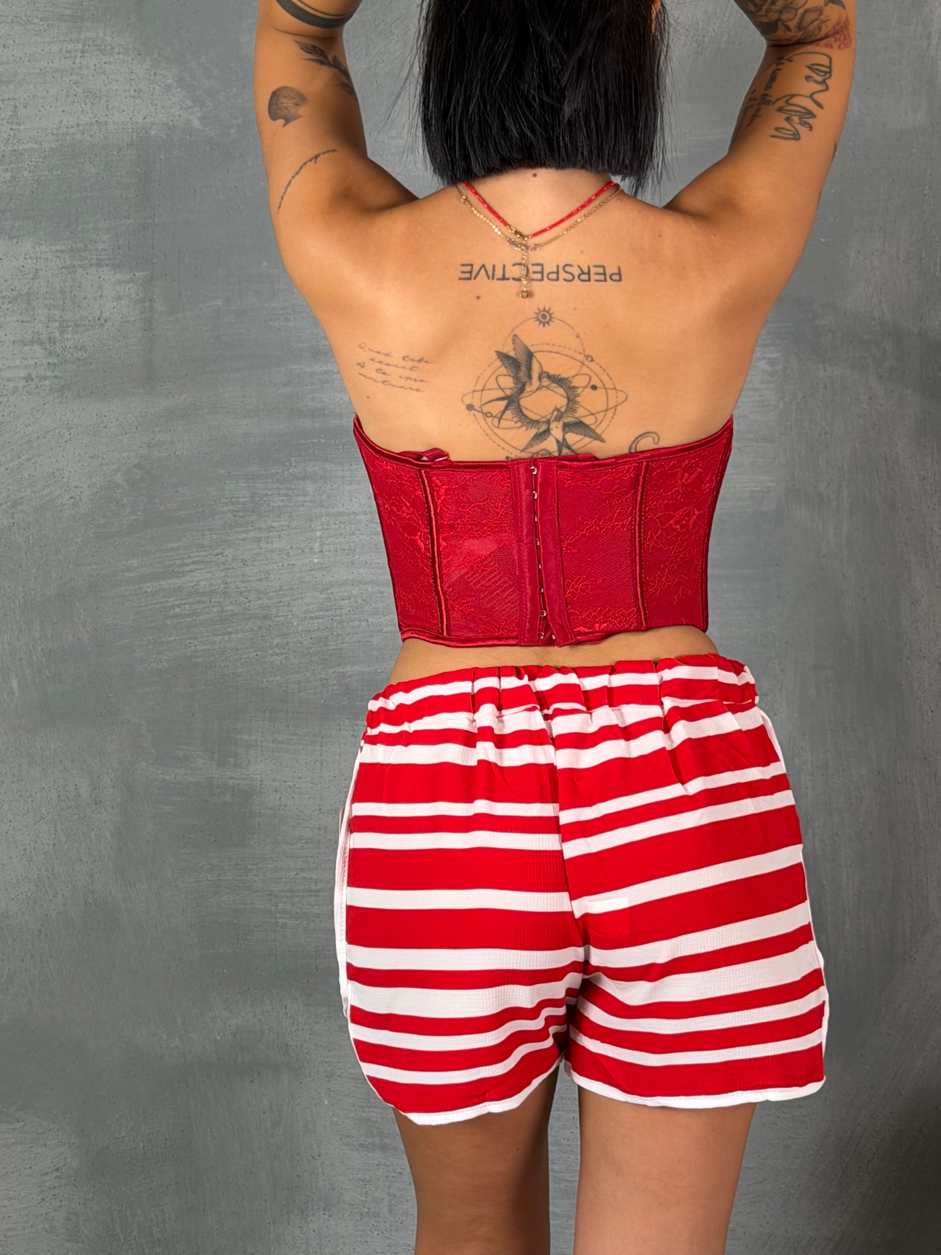 SHORT VOLLEY red