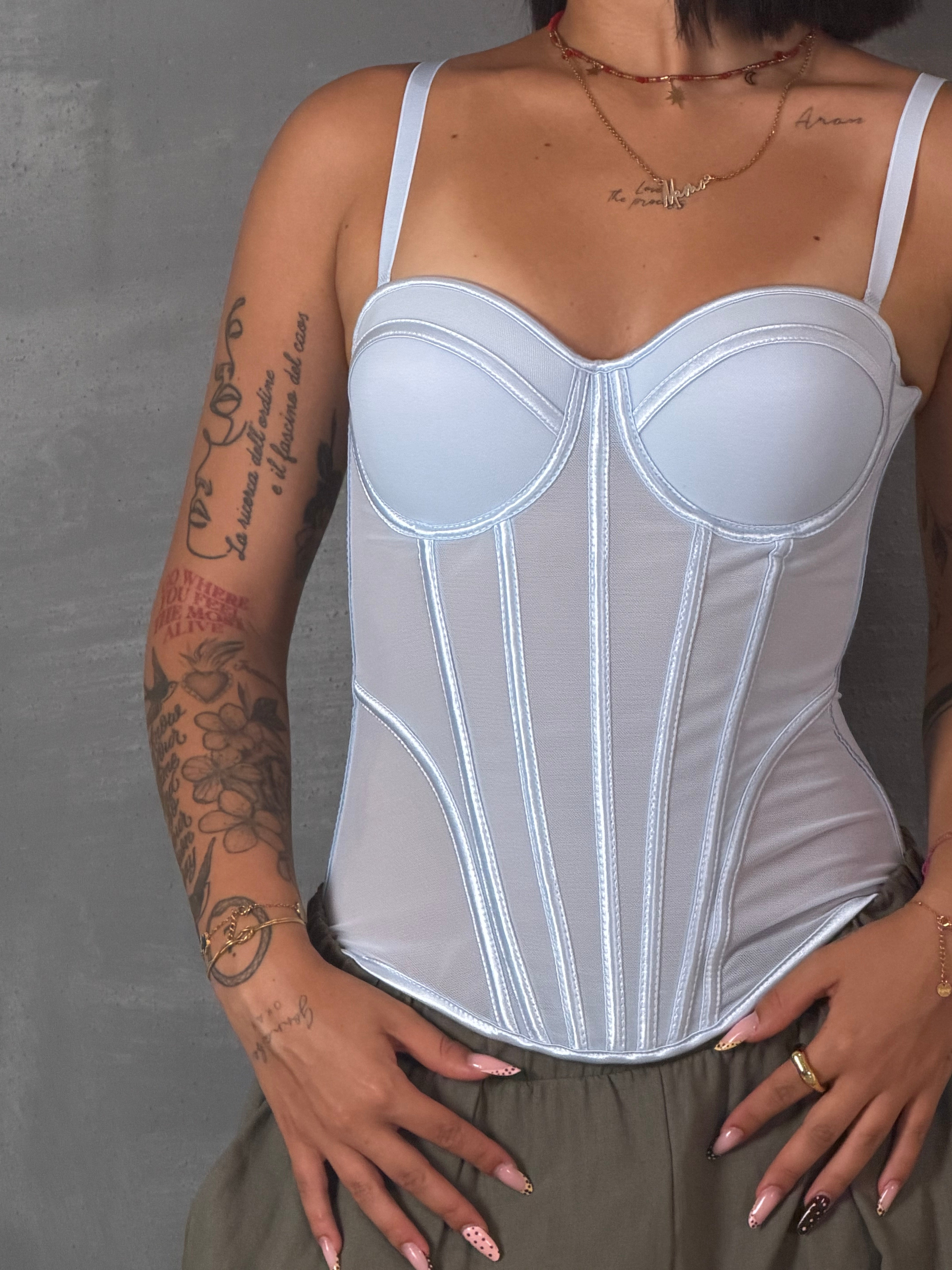 Bustier TURRE’ sky