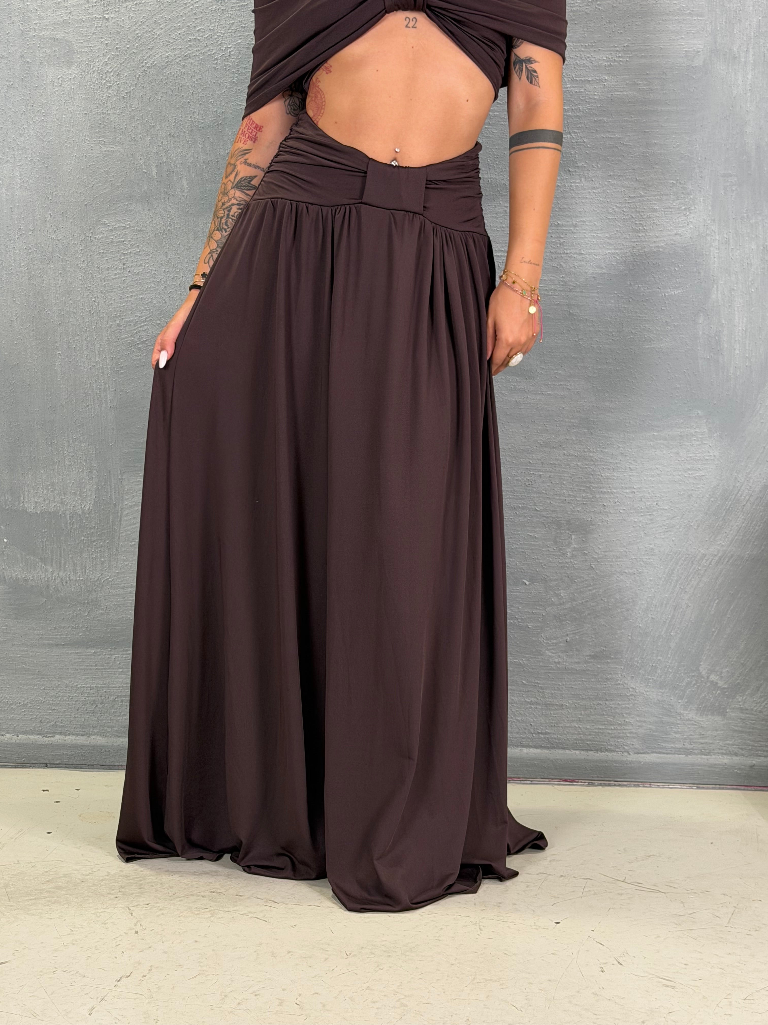 Coordinato Makena marrone