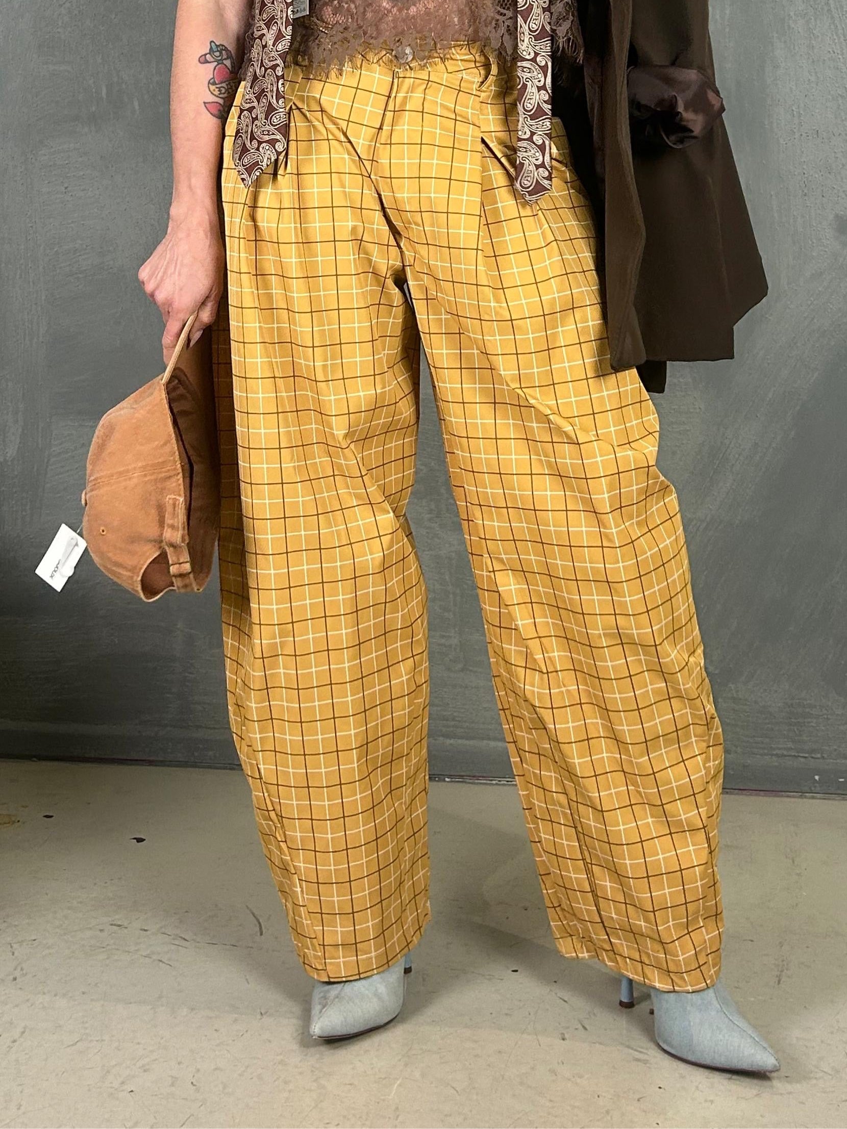 Pantalone over  CLOWN senape