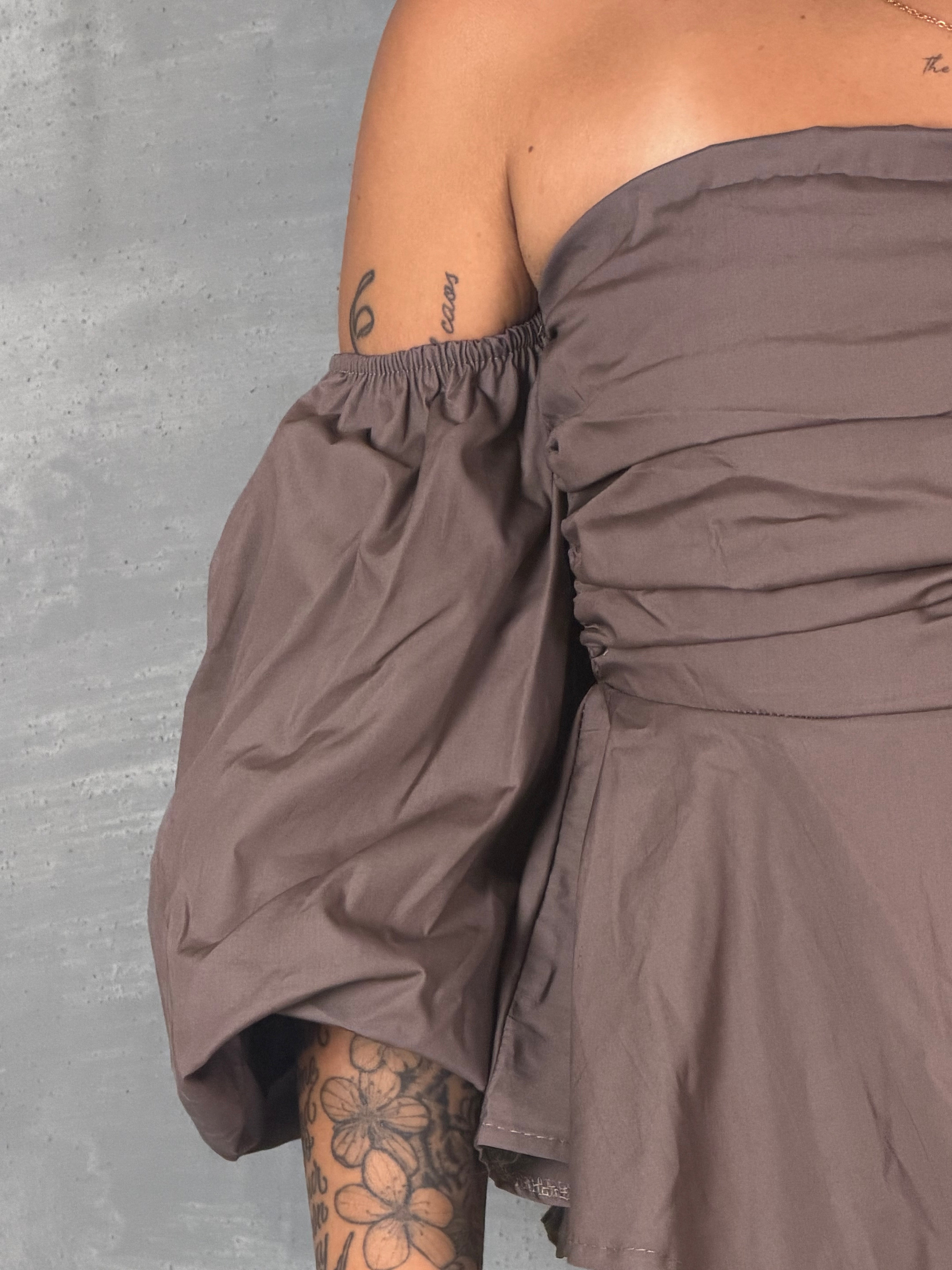 Top cotone  ELCHE taupe