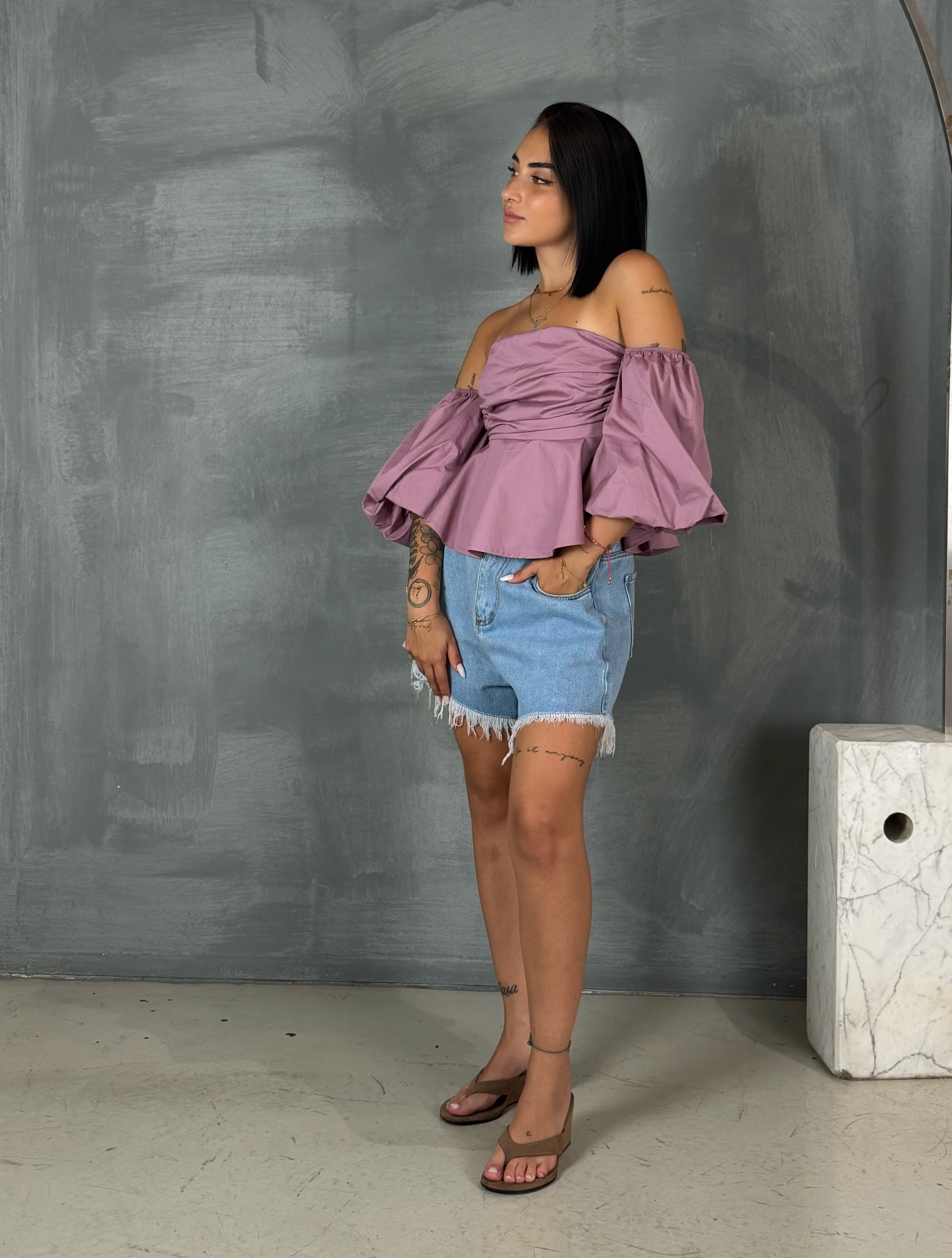 Top cotone  ELCHE cipolla