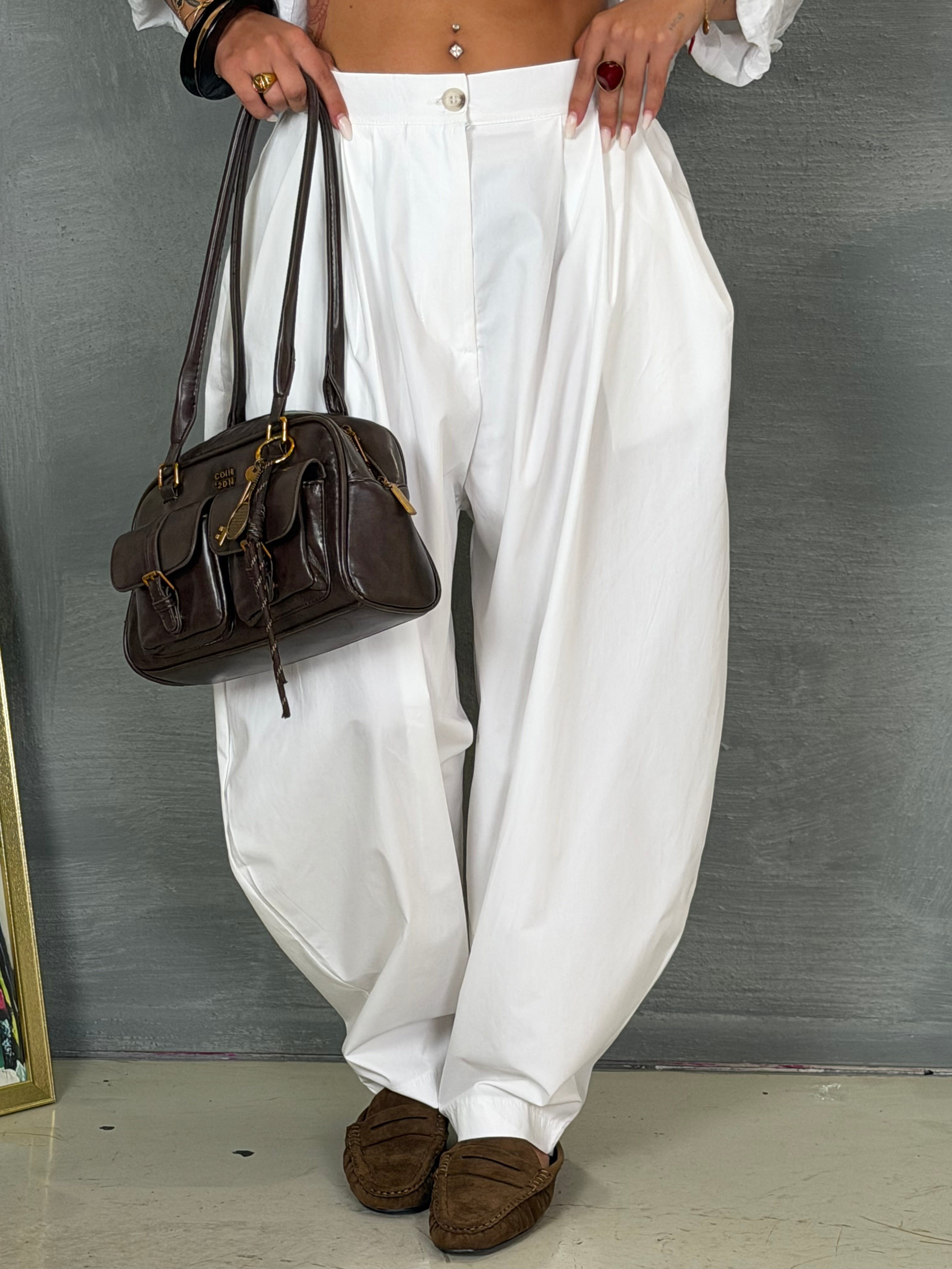 Pantalone ROJI white