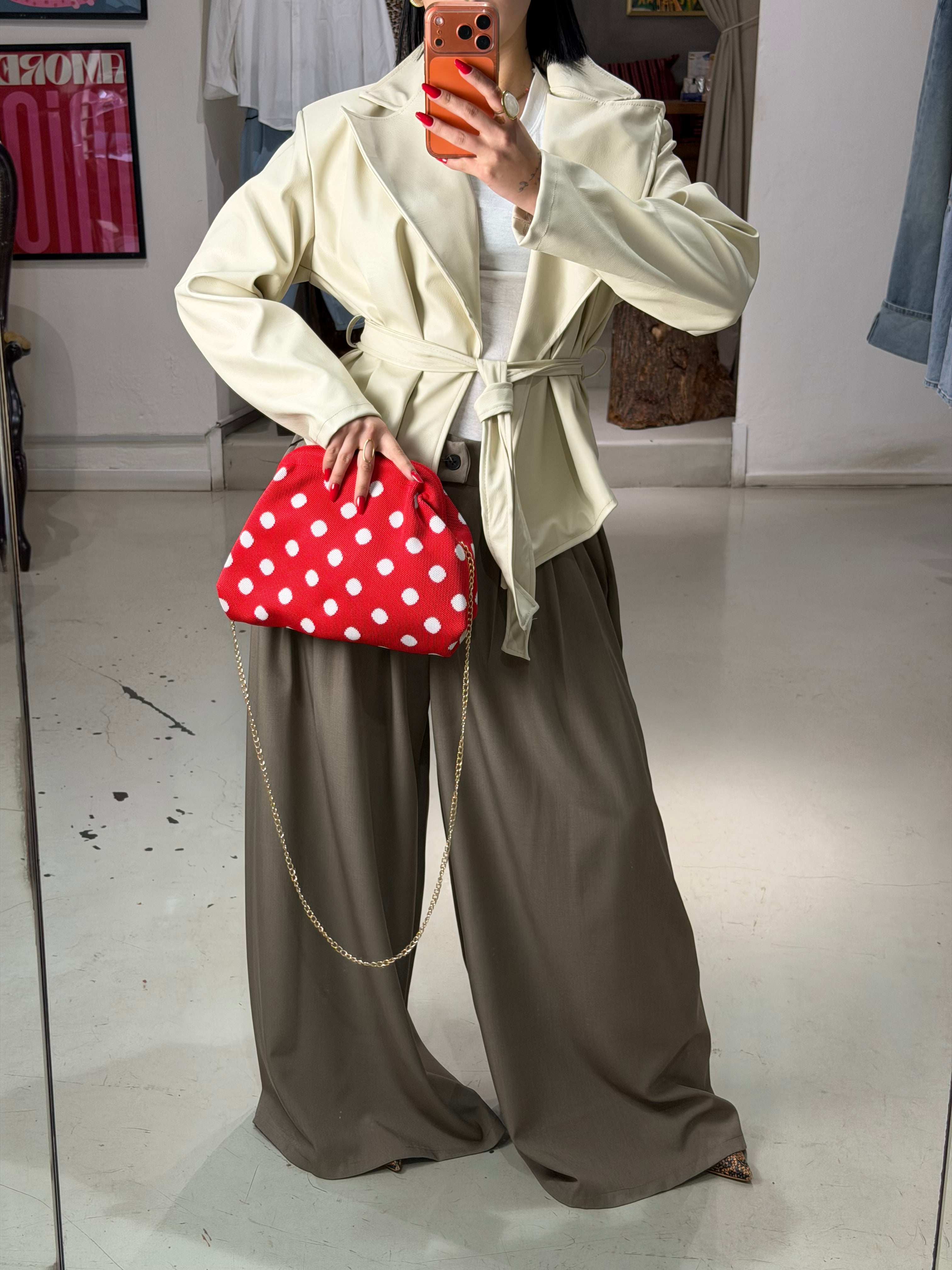 Pantalone over  Royal line II sand
