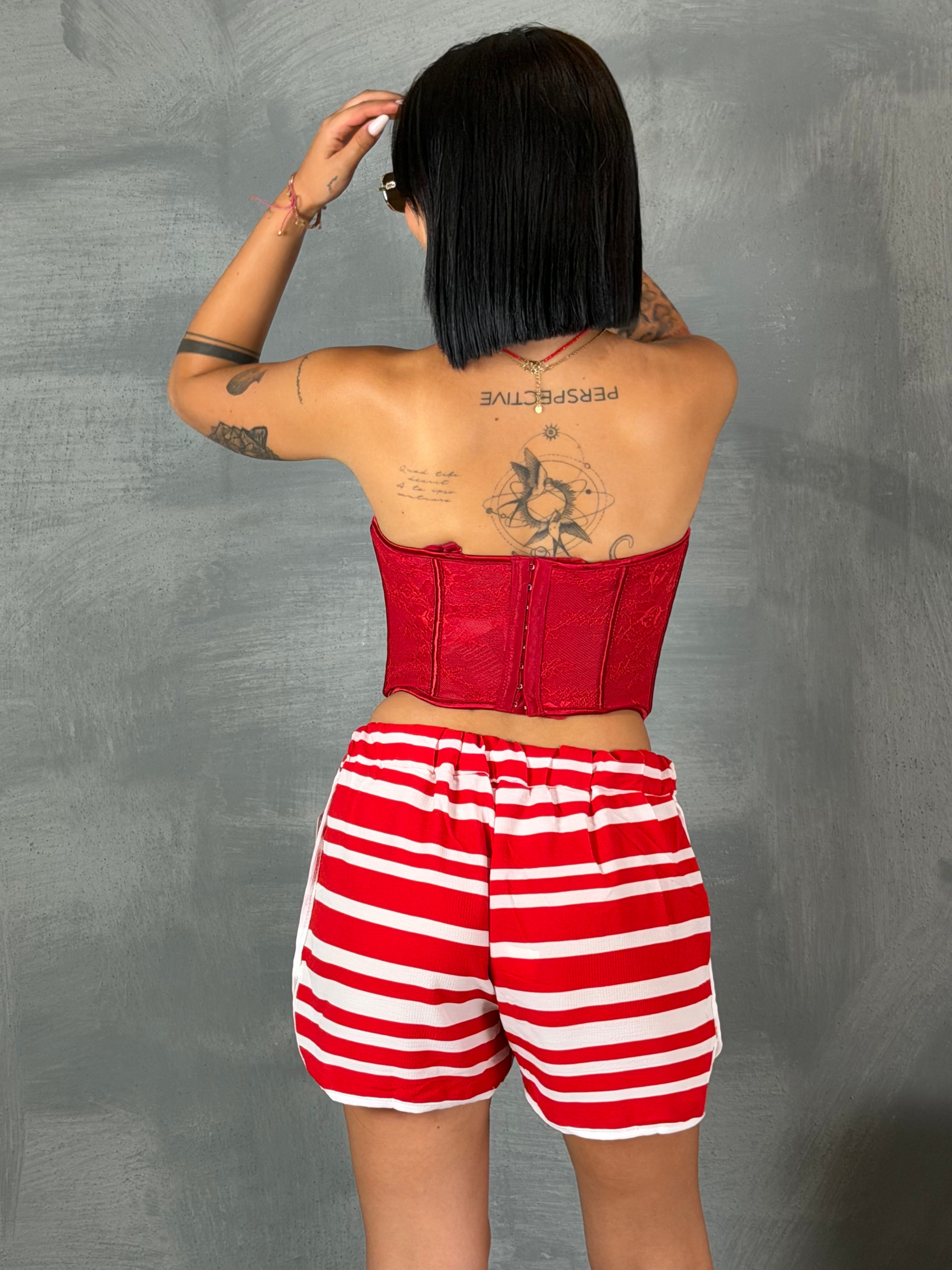 SHORT VOLLEY red