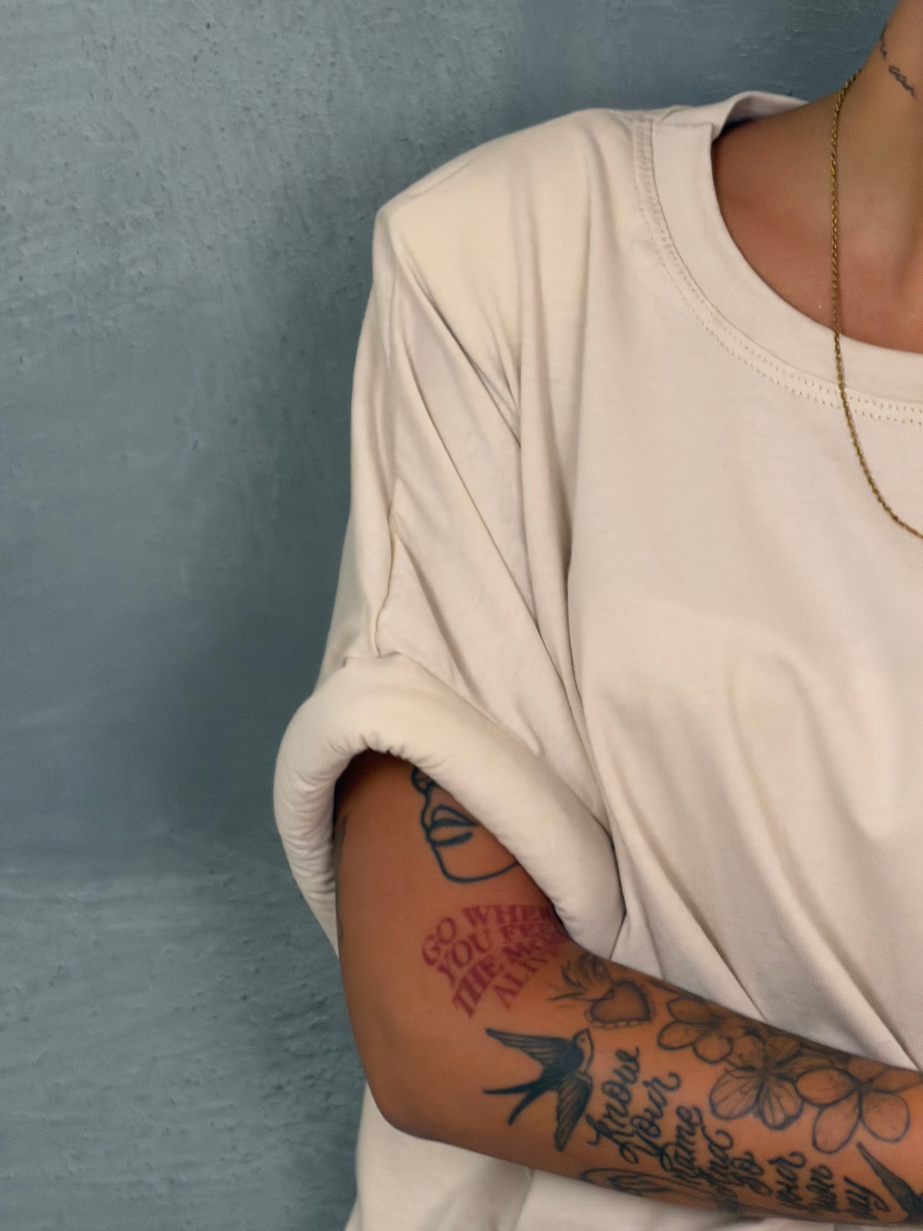 Maglia crop GUMMY beige