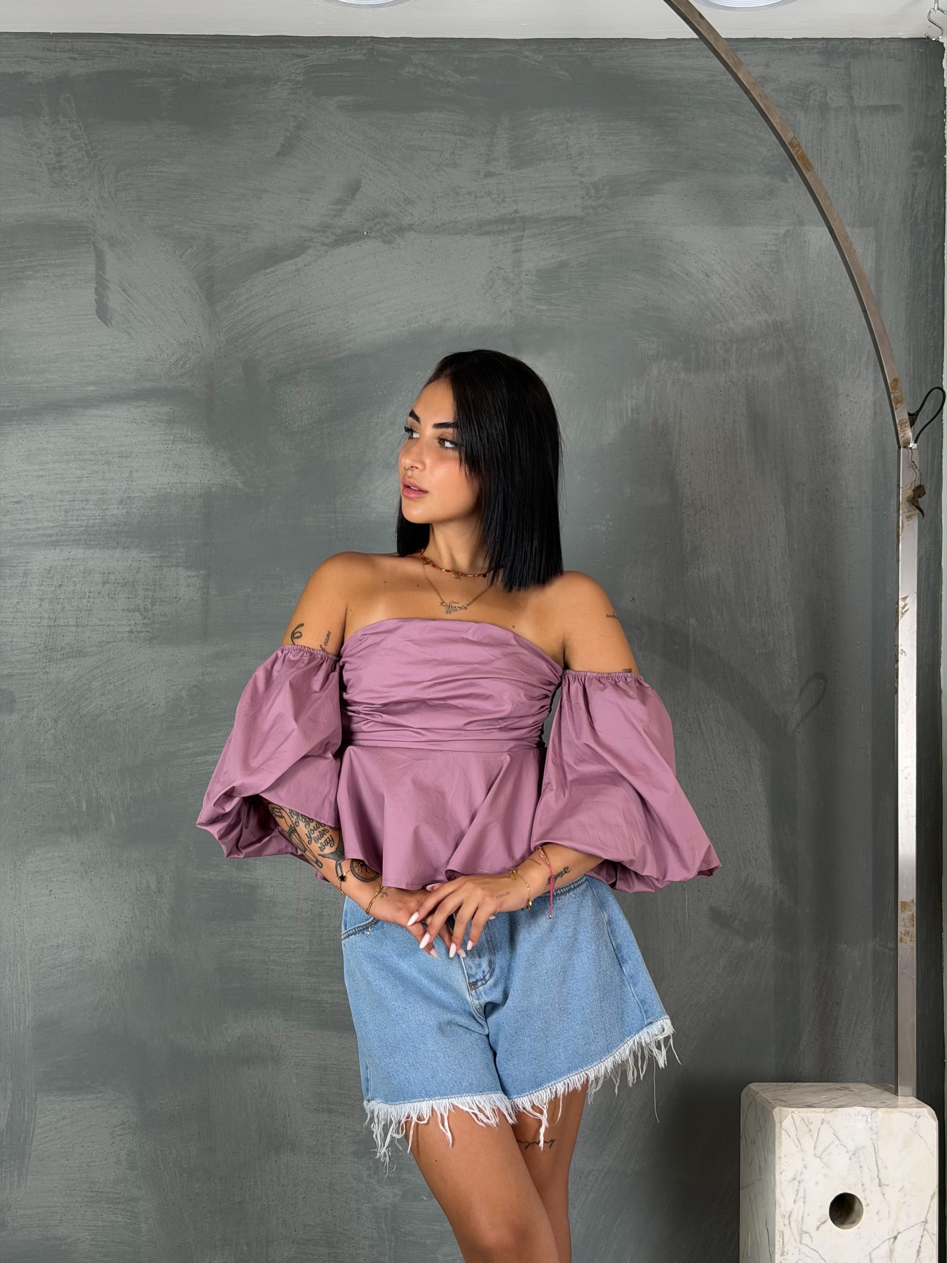 Top cotone  ELCHE cipolla